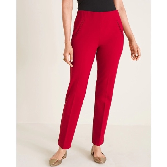 Chico's Pants - Chico’s So Slimming Juliet Side-Vent Ankle Pants Size 10